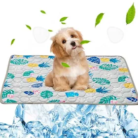 Meilleurs prix pour C Tapis rafraichissant chien 100x70cm soie glacée qualité chats et chiens séchage rapide et antidérapant refroidissement physique