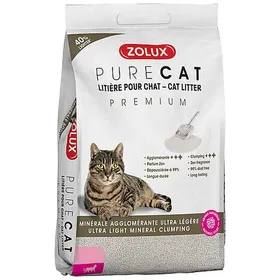 Comparer les prix de Litière Agglomérante Chat Purecat Premium 8l - Zolux