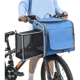 Meilleurs prix pour Panier de vélo pour animaux - DEMA - Sac de transport 4 en 1 - Fenêtres de ventilation en filet