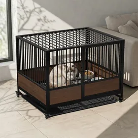 Meilleurs prix pour Cage à Chats avec Roulettes - BingoPaw - Cage Chat Intérieur Empilable pour Chatterie - Fond à Grille avec Bac 83x65.5x65cm