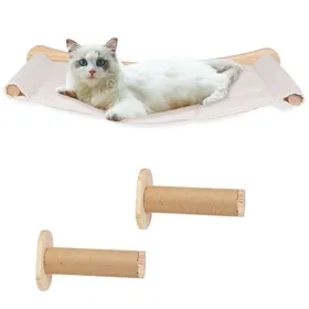 Comparer les prix de YIPEEMA. Arbre à chat mural lit descalade pour chat blanc 54 x 465 cm.
