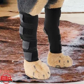 Meilleurs prix pour FYDUN Enveloppements de compression de patte Attelle de jambe pour chien 1 paire de protections de coude pour animalerie M