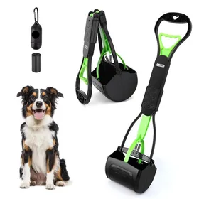 Meilleurs prix pour Nobleza Pelle à Crotte pour Chien 60cm Ramasse-crotte Pliable avec Long Manche et Grande tête