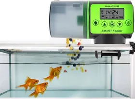 Comparer les prix de Automatique Distributeur Nourriture pour Poissons avec Minuterie et LCD pour Aquarium couleurs multiples YYV