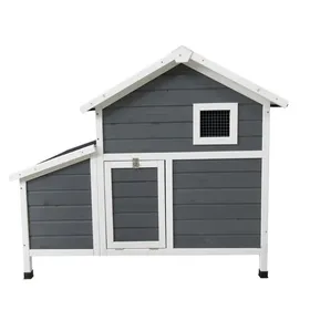 Meilleurs prix pour Poulailler en bois Chicken Home Gris  2 à 4 poules