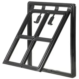 Comparer les prix de Chatière pour chiens et chats - Virex® - Porte moustiquaire - Accès libre - Grande 35x45 cm - Noir - Installation facile