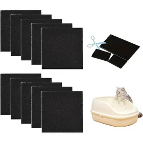 Meilleurs prix pour 10 filtres charbon actif adsorption odeurs filtration air litière chat pour bac à litière compost et poubelles .