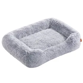 Comparer les prix de Panier pour chien - Gris ombré - 91x68x18 cm - Housse lavable - Antidérapant