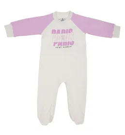 Comparer les prix de Grenouillère bébé fille PSG   Collection officielle PARIS SAINT GERMAIN Rose