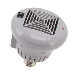 Comparer les prix de Ampoule chauffante pour animaux de compagnie E27 50 W à 100 W avec boîtier gris 220 V 3 vitesses réglables pour reptiles et petits