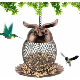 Meilleurs prix pour Mangeoire pour Oiseau Mangeoire Oiseaux Vintage en Maille Mtallique extrieur Mangeoire Lanterne Oiseaux mangeoire  Odipie