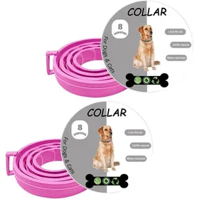 Meilleurs prix pour Collier Antiparasitaire Ajustable Naturel Protection Insectes Répulsif Tiques Puces Chiens Chats Longue Durée 8 Mois Résistant Eau