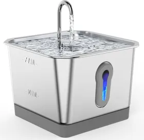 Meilleurs prix pour Fontaine À Eau Pour Chat Sans Fil 3,5L/118 Oz,Fontaine Pour Chat En Acier Inoxydable,Fontaine À Eau Pour Chat,Filtre À Charbon