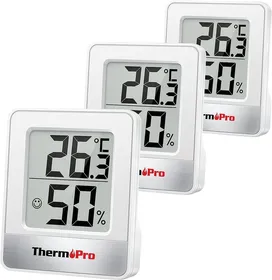 Meilleurs prix pour Hygromètre numérique compact, thermomètre intérieur, moniteur de température et humidité pour le confort domestique