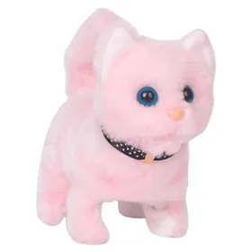 Comparer les prix de Jouet en peluche pour chat qui marche, chat interactif électrique, animal en peluche, queue qui miaule, tête qui pour enfants3