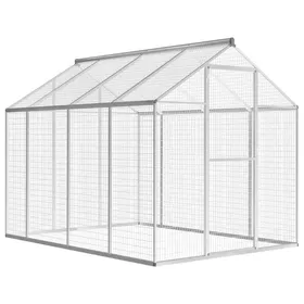 Meilleurs prix pour Volière dextérieur - vidaXL - Aluminium - 178x242x192 cm - Gris