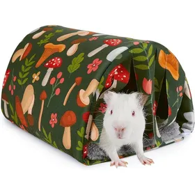 Comparer les prix de Maison Amovible pour Cochons dInde et Petits Animaux Grotte/Lit Chaud Marron Foncé .