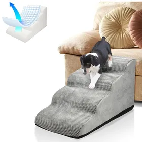 Meilleurs prix pour Randaco Escalier pour Chien 4 Marches, Canapé pour Chien Lavable pour Petits Chiens et Chats PONT - ESCALIER