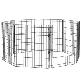 Comparer les prix de Plaque épaissieEnclos pour chiots Hauteur 76 cm 8 pièces Enclos pour chiots avec serrure DIY Enclos pour chiens de taille moyenn