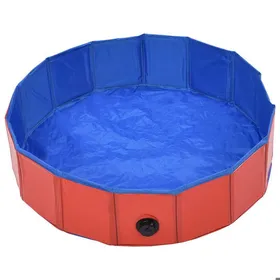 Meilleurs prix pour SEASON SALEBASSIN POUR ANIMAL élégante - KEETHE - Piscine pliable pour chiens Rouge 80x20 cm PVC 3559952