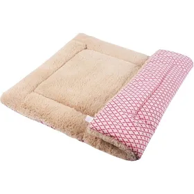 Meilleurs prix pour Matelas pour Chien Matelas pour Animaux De Compagnie Couverture De Chien XZ014 (M (75 * 55CM) Peluche Courte Rose)