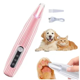 Comparer les prix de Tondeuse à poils danimaux sans fil pour chien avec LED étanche silencieuse et silencieuse précis kit pour barbe silencieux