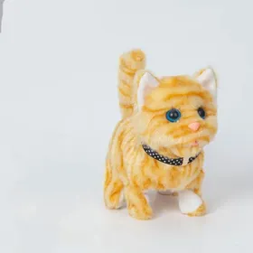 Comparer les prix de Jouet en peluche pour chat qui marche, chat interactif électrique, animal en peluche, queue qui miaule, tête qui pour enfants