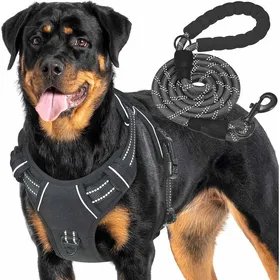 Meilleurs prix pour Haapaw Harnais tactique robuste pour chiens de grande tailleanti-tractionréglableréfléchissantcontrôle facilegilet militaire