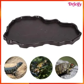 Comparer les prix de Bassin dalimentation des reptiles - AKOZON - NW-29 - Plastique durable - Phosphorescent la nuit - 370x225x20 mm