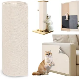 Comparer les prix de Griffoir Chat Canapé 150X30Cm, Protection Canape Chat Anti Griffe, Tapis Griffoir Chat Canapé, Anti Griffe Chat Canapé, Découp