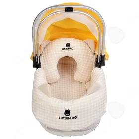 Meilleurs prix pour Coussin de poussette pour animaux de compagnie en coton doux et épais quatre saisons lit pour chien portable coussin de poussette