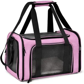 Comparer les prix de Sac de transport pour chats et chiens de petite et moyenne taille, pour chiots jusqu'à 6,8 kg, approuvé par la TSA, avec côté/c33