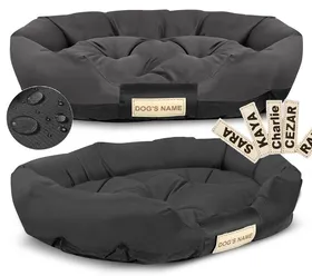 Meilleurs prix pour Panier pour chien 75x50 cm personnalisé imperméable noir