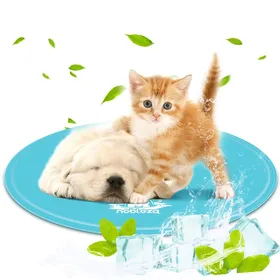 Comparer les prix de Nobleza - Tapis Rafraichissant Chien et Chats Diamètre 60cm, Tapis Auto-Refroidissant Animaux de Compagnie Gel Non Toxique