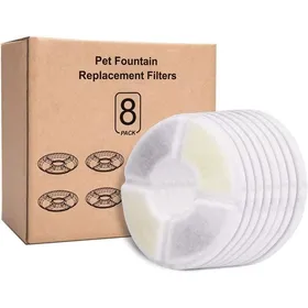 Meilleurs prix pour Filtres de Rechange de Fontaine danimal Familier avec la résine et Charbon Actif (8 Pack)