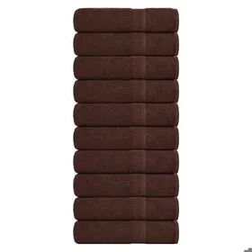 Comparer les prix de vidaXL Serviettes de bain 10 pcs marron 100x150 cm 360 g/m² 100% coton serviette ensemble de serviettes de bain serviette 136766
