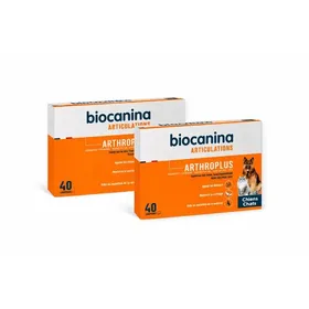 Meilleurs prix pour BIOCANINA Arthroplus lot de 2 boîte de 40 comprimés