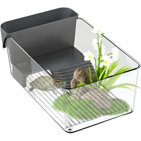 Comparer les prix de Bassin pour tortues - Habitat multifonction avec espace