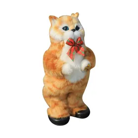 Meilleurs prix pour Chat électrique mignon de simulation chat jaune chantant et dansant poupée cadeau pour enfants jouets interactifs cadeau