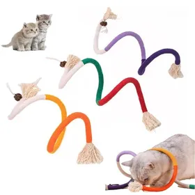 Meilleurs prix pour 3Pièces Jouet Chat Interactif-Corde 70CM pour Chatonpour Chat Kit Jouet Chats Animaux Domestiques ToysJo CORDE DE JEU POUR ANIMAL
