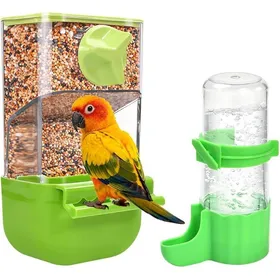 Meilleurs prix pour Mangeoire + abreuvoir pour cage à oiseaux distributeur automatique de nourriture polyvalente MANGEOIRE