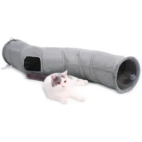 Comparer les prix de Beau jouet pour chat tunnel pliable pour chat avec tunnel bruissant de balle