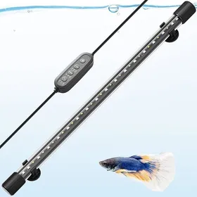 Comparer les prix de Rampe LED Aquarium 58cm Éclairage RGBW Spectre Complet IP68 Étanche Minuterie Régulation de Luminosité 58cm