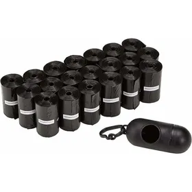 Meilleurs prix pour Sac à crottes pour chien - MICH - 300 sacs - Distributeur portable - Clip de ceinture - Noir - Étanche