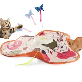 Comparer les prix de Jouet interactif pour chat - 2 en 1 - Jouet intelligent électrique rechargeable-Jeu de Capture de Souris à Cache-Cache