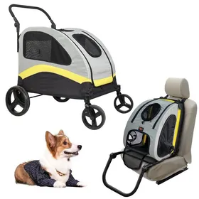 Comparer les prix de Sac de Transport pour Chat Chien Pliable Sac de Voyage Animaux de Compagnie Max. 20kg