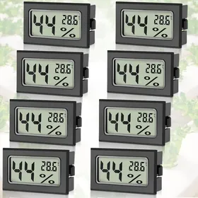 Meilleurs prix pour 8 Pcs Mini Digital Indoor Thermometer Hygrometer -50~70℃ 10%~99% RH THERMOMETER - HYGROMETER