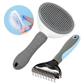 Meilleurs prix pour Brosse de toilettage - QIEDIEY - Brosse Sous Poil - Accessoires de Peigne - Démêlage pour Chien