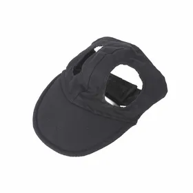 Meilleurs prix pour Casquette de baseball pour animaux - Phoesky - Imprimée - Protection solaire - Visière - Décontracté - Noir - Taille S
