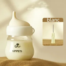 Comparer les prix de ECELEN Biberon pour Chaton–Biberon Anti-Fuite et Anti-Retour pour Chaton–Matériau Sûr et Durable Blanc